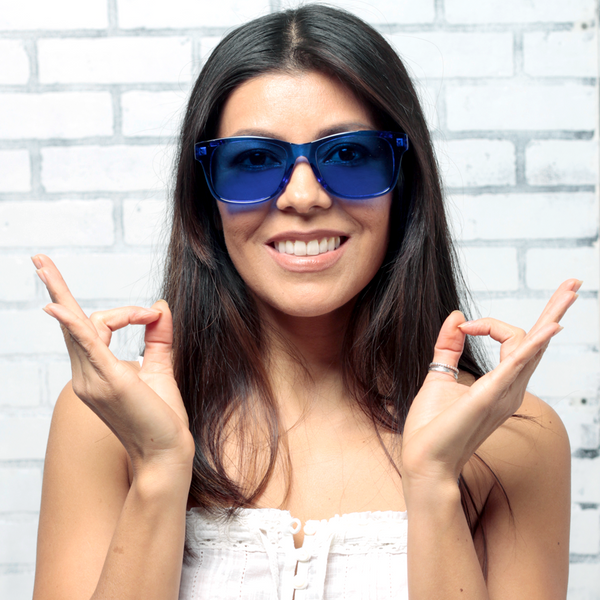 Blue = Self-Expression - ZEN30 Chakra Glasses Color Therapy Glasses